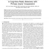 Power Control and Channel Allocation in Cognitive Radio Networks with Primary Users' Cooperation