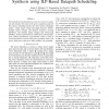 Power Fluctuation Minimization During Behavioral Synthesis using ILP-Based Datapath Scheduling