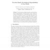 Practical Limits on Software Dependability: A Case Study