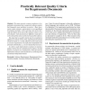 Practically Relevant Quality Criteria for Requirements Documents