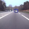 Preceding car tracking using belief functions and a particle filter