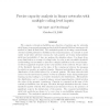 Precise Capacity Analysis in Binary Networks with Multiple Coding Level Inputs
