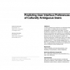 Predicting user interface preferences of culturally ambiguous users