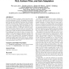 Prediction update algorithms for XCSF: RLS, Kalman filter, and gain adaptation