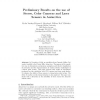 Preliminary Results on the use of Stereo, Color Cameras and Laser Sensors in Antarctica