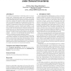 Pricing cloud bandwidth reservations under demand uncertainty