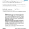 Principal component analysis for predicting transcription-factor binding motifs from array-derived data