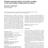 Principal component analysis of ensemble recordings reveals cell assemblies at high temporal resolution