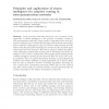 Principles and applications of swarm intelligence for adaptive routing in telecommunications networks