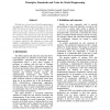 Principles, Standards and Tools for Model Engineering