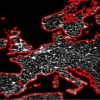 Prior-Based Segmentation by Projective Registration and Level Sets