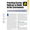 Prioritized Overlay Multicast in Mobile Ad Hoc Environments