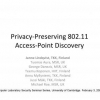 Privacy-preserving 802.11 access-point discovery