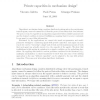 Private Capacities in Mechanism Design