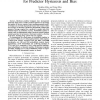 Probabilistic counter updates for predictor hysteresis and bias