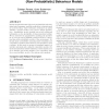 Probabilistic environments in the quantitative analysis of (non-probabilistic) behaviour models