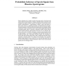 Probabilistic Inference of Speech Signals from Phaseless Spectrograms