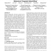 Probabilistic latent semantic user segmentation for behavioral targeted advertising