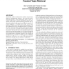 Probabilistic models of ranking novel documents for faceted topic retrieval