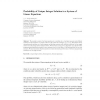 Probability of unique integer solution to a system of linear equations