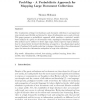 ProbMap - A probabilistic approach for mapping large document collections