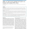 pROC: an open-source package for R and S+ to analyze and compare ROC curves