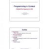 Programming in context: a model-first approach to CS1