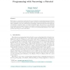 Programming with narrowing: A tutorial