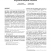 Progressive simplicial complexes