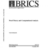 Proof theory and computational analysis