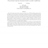 Proportional response dynamics leads to market equilibrium