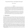Propositional Games with Explicit Strategies