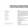 Public curation of a historic collection: a means for speaking safely in public