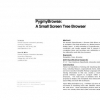 PygmyBrowse: a small screen tree browser