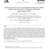 QoS-aware radio resource management scheme for CDMA cellular networks based on dynamic interference guard margin (IGM)
