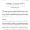 QoS management in service-oriented architectures