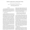 Quality considerations in delay fault testing