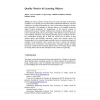 Quality Metrics in Learning Objects