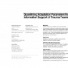Quantifying adaptation parameters for information support of trauma teams