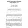 Quantum, a French/English Cross-Language Question Answering System