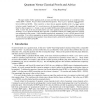 Quantum versus Classical Proofs and Advice