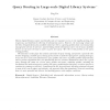 Query Routing in Large-Scale Digital Library Systems