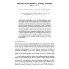 Querying Objects Modeled by Arbitrary Probability Distributions