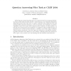 Question Answering Pilot Task at CLEF 2004