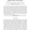 Radial Structure of the Internet