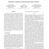 Radiometric calibration using temporal irradiance mixtures