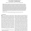 Ranked Query Processing in Uncertain Databases
