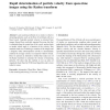 Rapid determination of particle velocity from space-time images using the Radon transform
