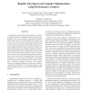 Rapidly Selecting Good Compiler Optimizations using Performance Counters