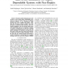 Rare Event Simulation for Highly Dependable Systems with Fast Repairs